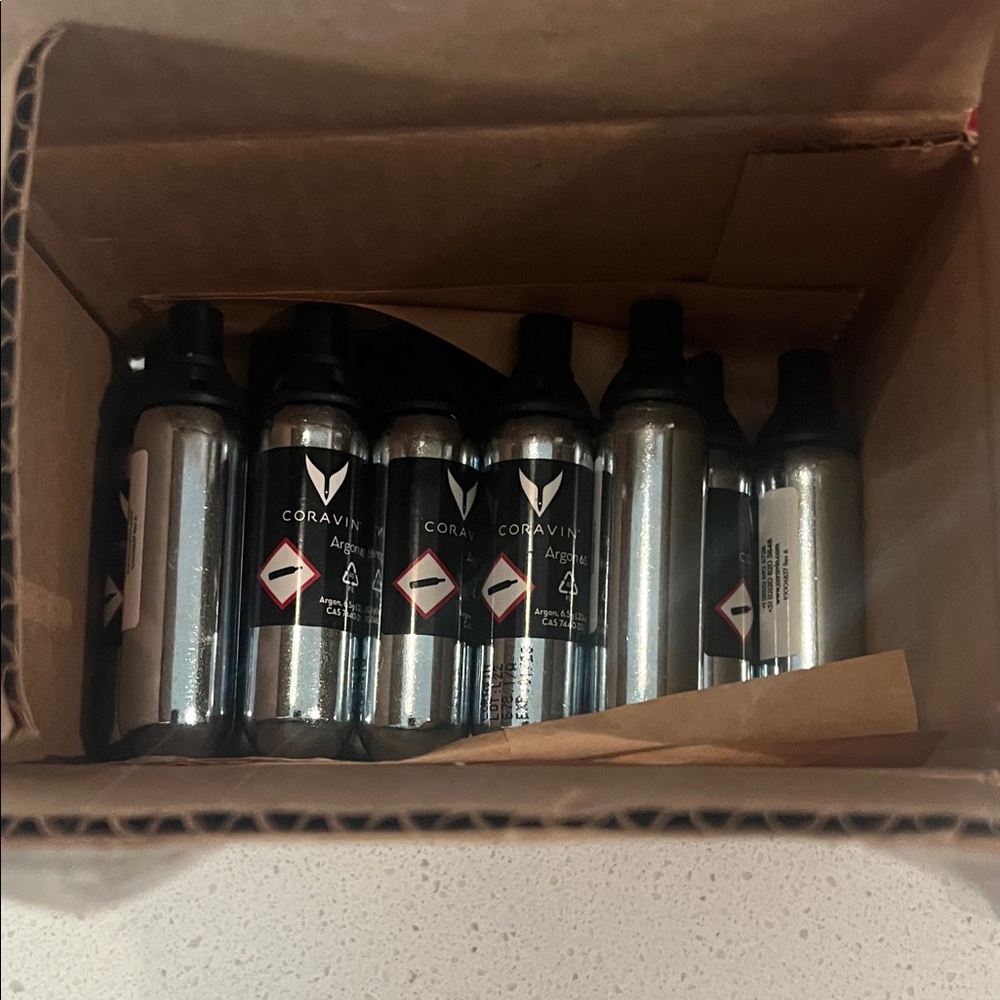 Coravin Argon Gas Capsule lot of 12   4/27 exp